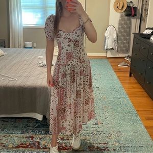 Zara floral dress
